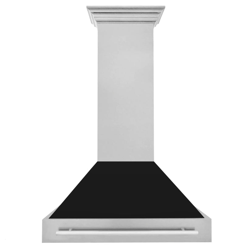 ZLINE 36" DuraSnow® Stainless Steel Range Hood 8654SNX-BLM-36 by Farmhouse Kitchen and Bath