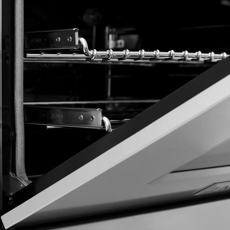 ZLINE 36" Gas Burner/Electric Oven Range, Brass Burners, RA-BR-36 by Farmhouse Kitchen and Bath