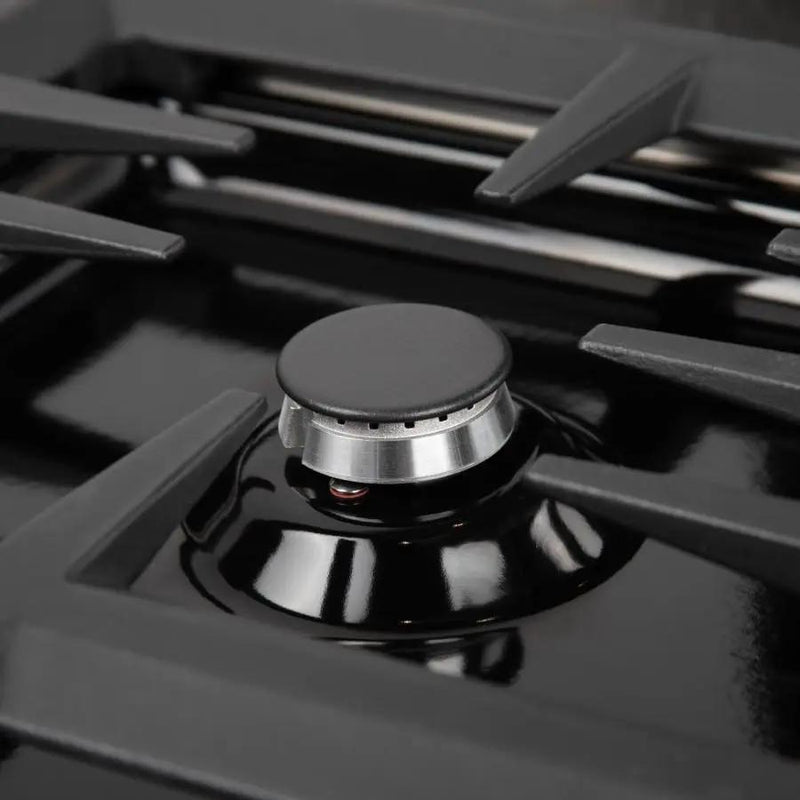 ZLINE 36" Gas Cooktop with 6 Gas Burners and Black Porcelain Top RC36-PBT by Farmhouse Kitchen and Bath