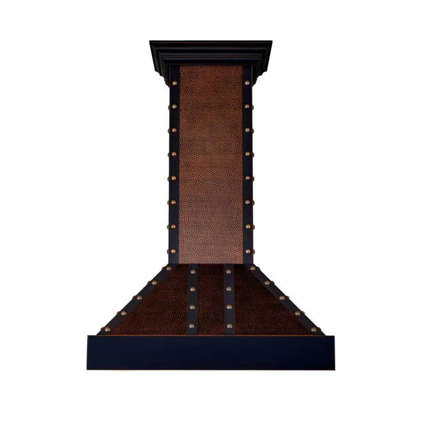 ZLINE 36" Hand-Hammered Copper Finish Wall Range Hood, 655-HBBBB-36
