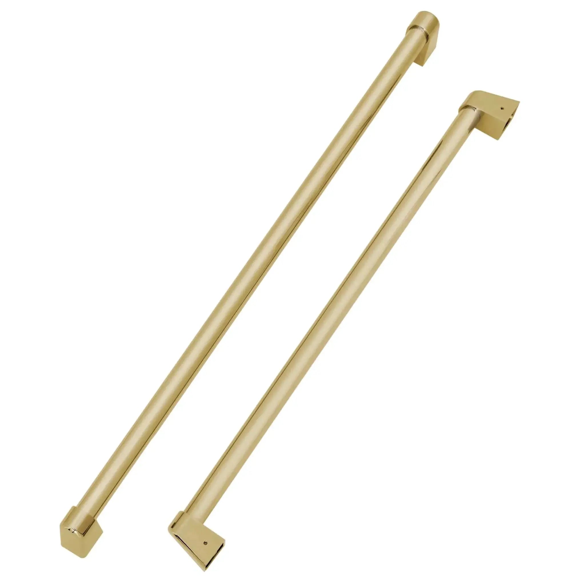 ZLINE 36 In. Autograph Edition Champagne Bronze Handle Set for Built in Refrigerators (3 Handles) (RBIVHZ-CB-36) by Farmhouse Kitchen and Bath
