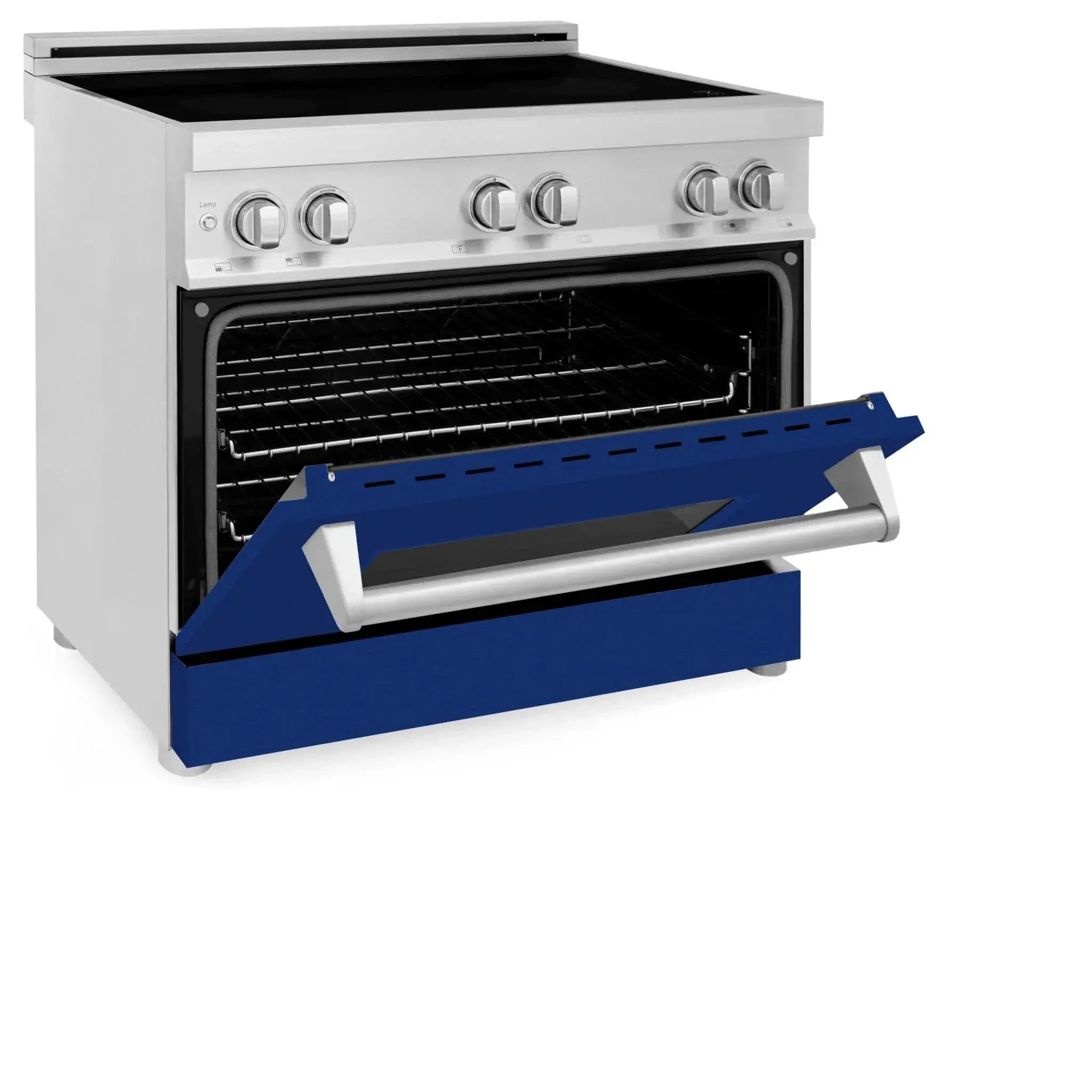 ZLINE 36" Induction Range in DuraSnow Stainless Steel RAIND-BG-36 by Farmhouse Kitchen and Bath