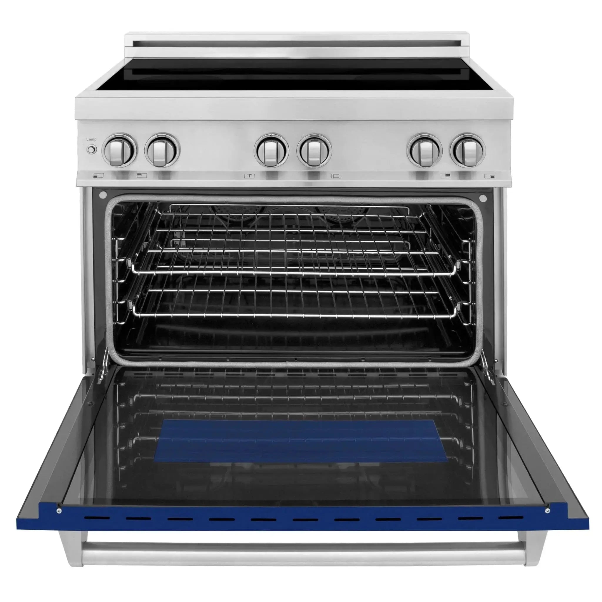 ZLINE 36" Induction Range in DuraSnow Stainless Steel RAIND-BG-36 by Farmhouse Kitchen and Bath