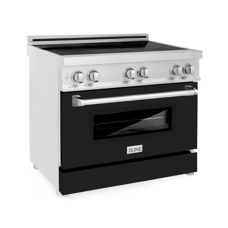 ZLINE 36" Induction Range in DuraSnow Stainless Steel RAIND-BLM-36 by Farmhouse Kitchen and Bath