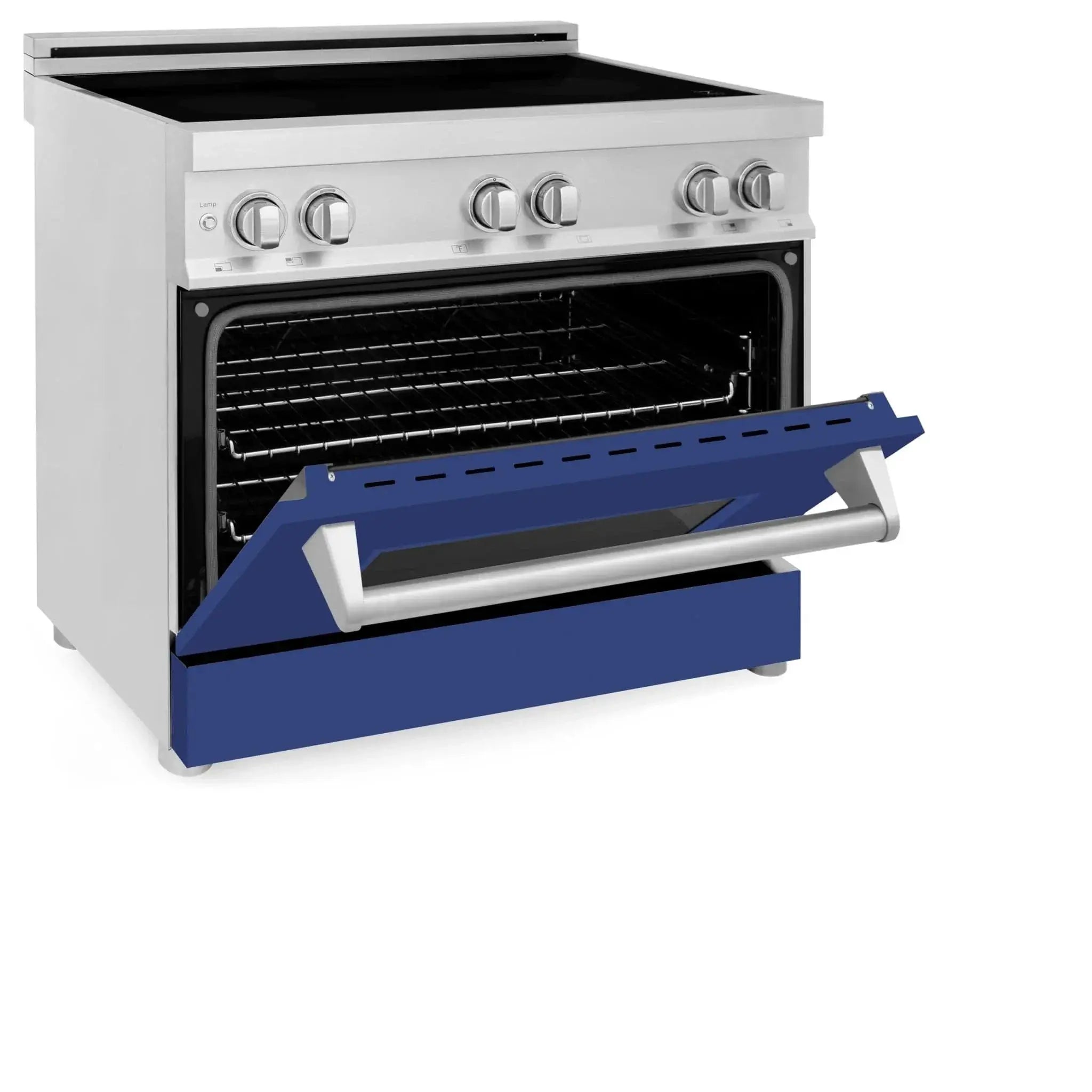 ZLINE 36" Induction Range in DuraSnow Stainless Steel RAIND-BM-36 by Farmhouse Kitchen and Bath