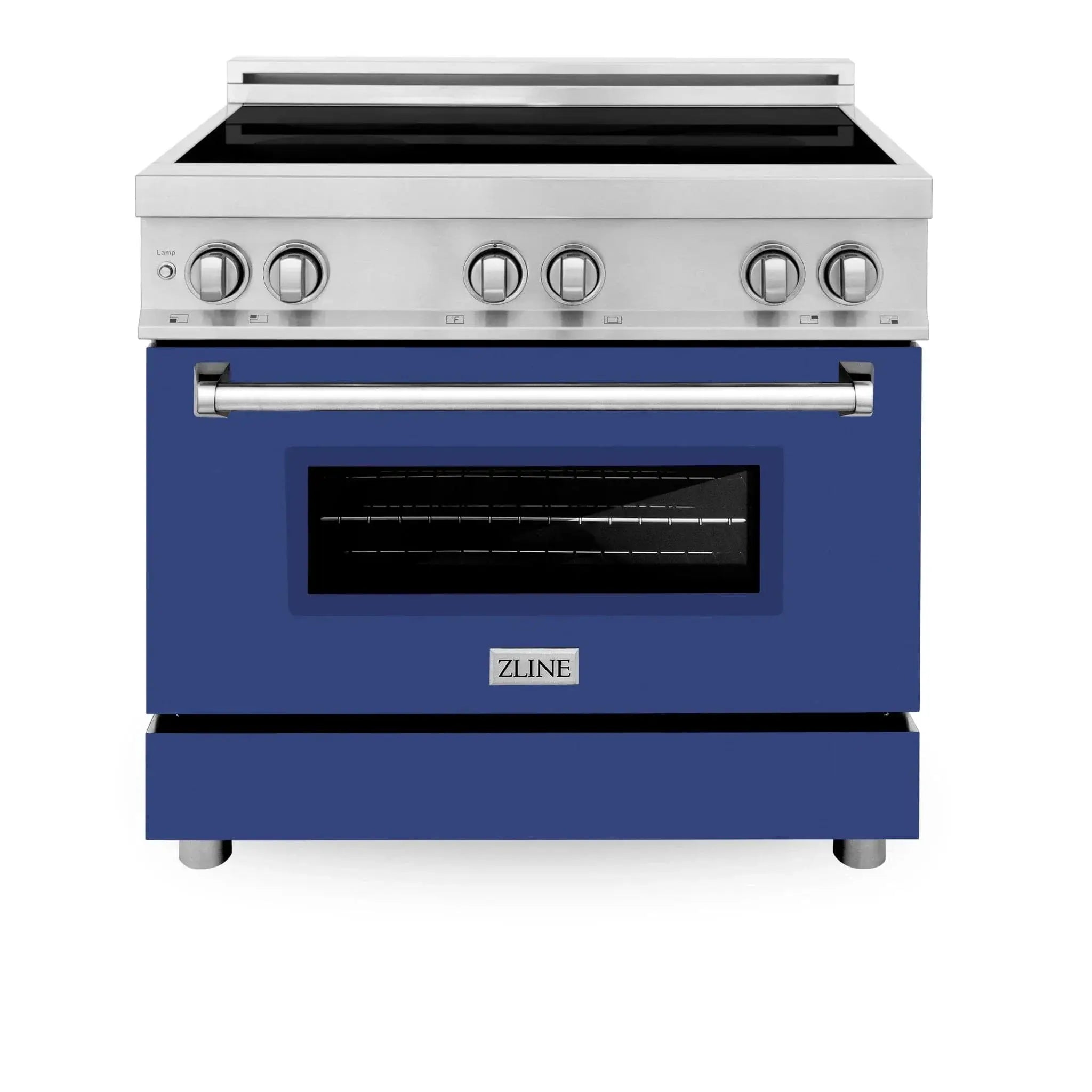 ZLINE 36" Induction Range in DuraSnow Stainless Steel RAIND-BM-36 by Farmhouse Kitchen and Bath