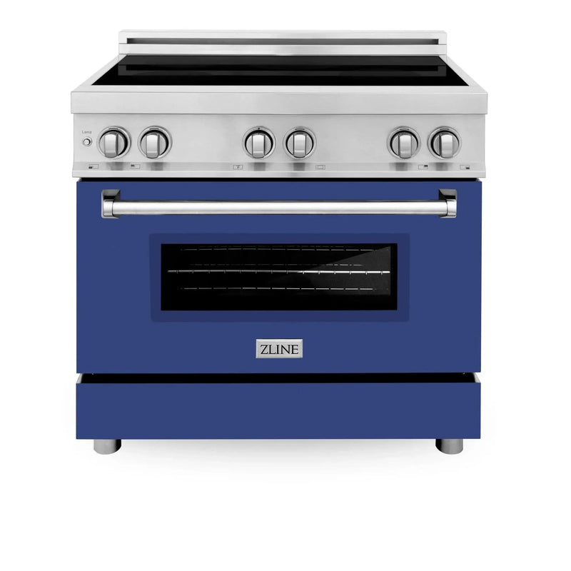 ZLINE 36" Induction Range in DuraSnow Stainless Steel RAIND-BM-36 by Farmhouse Kitchen and Bath
