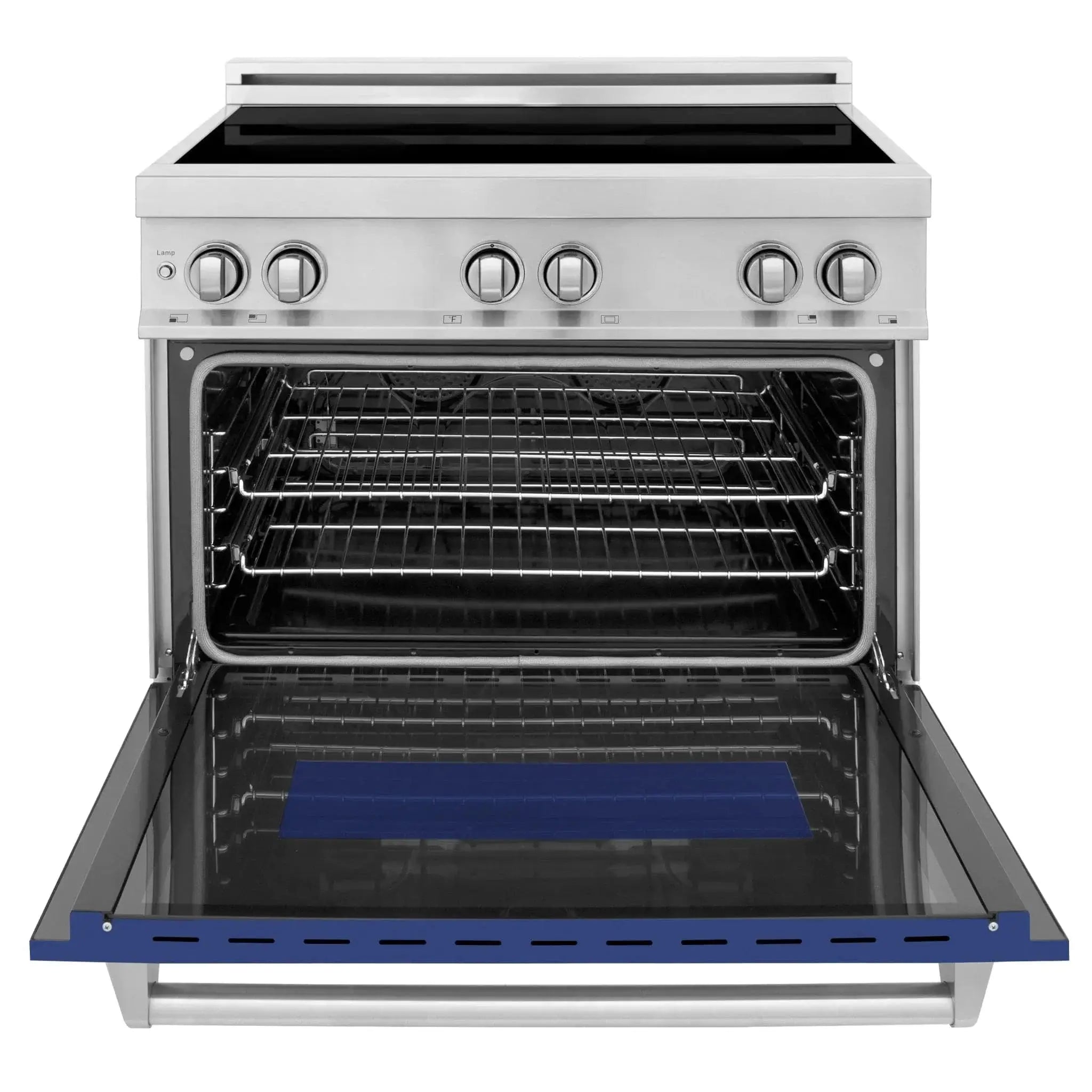ZLINE 36" Induction Range in DuraSnow Stainless Steel RAIND-BM-36 by Farmhouse Kitchen and Bath
