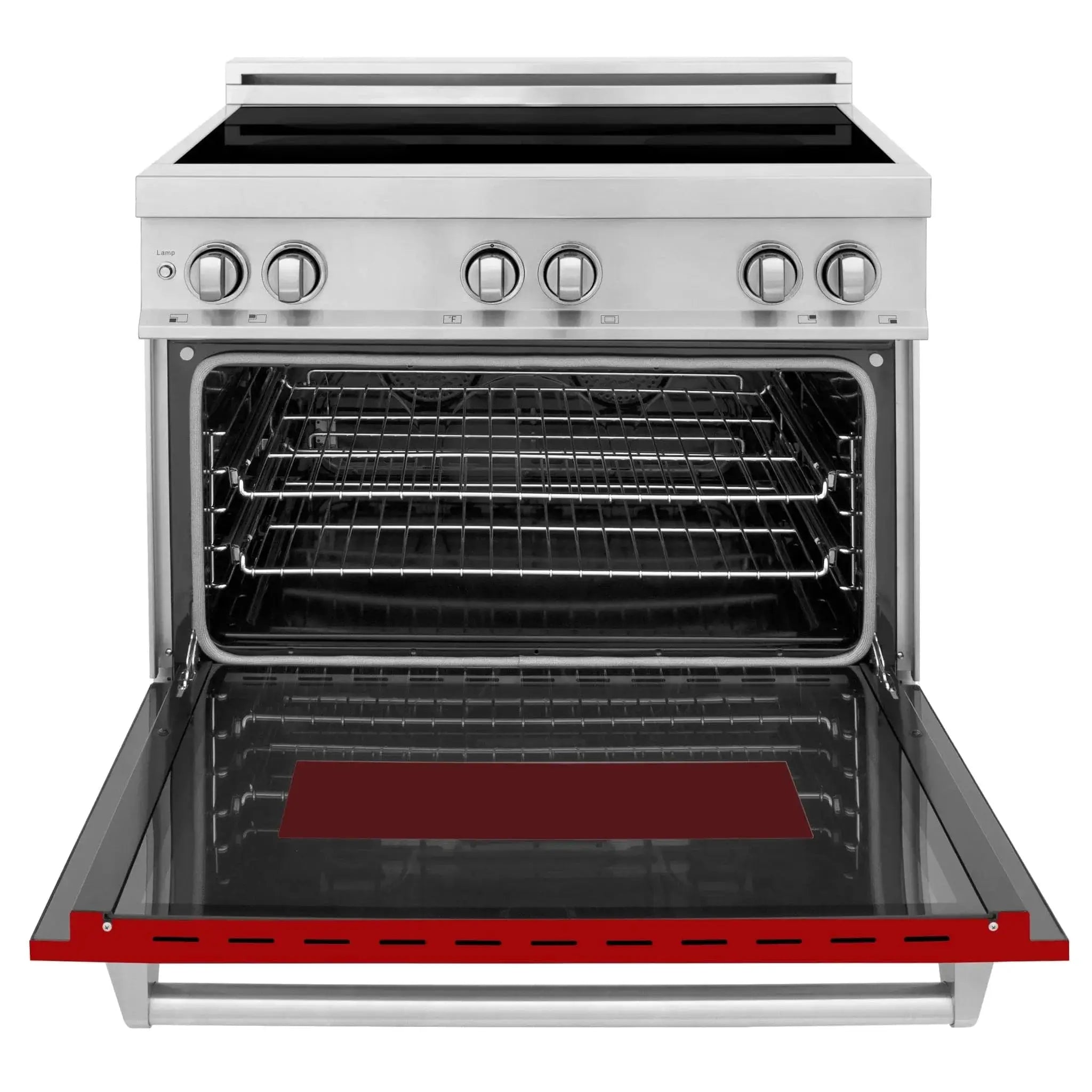 ZLINE 36" Induction Range in DuraSnow Stainless Steel RAIND-RG-36 by Farmhouse Kitchen and Bath