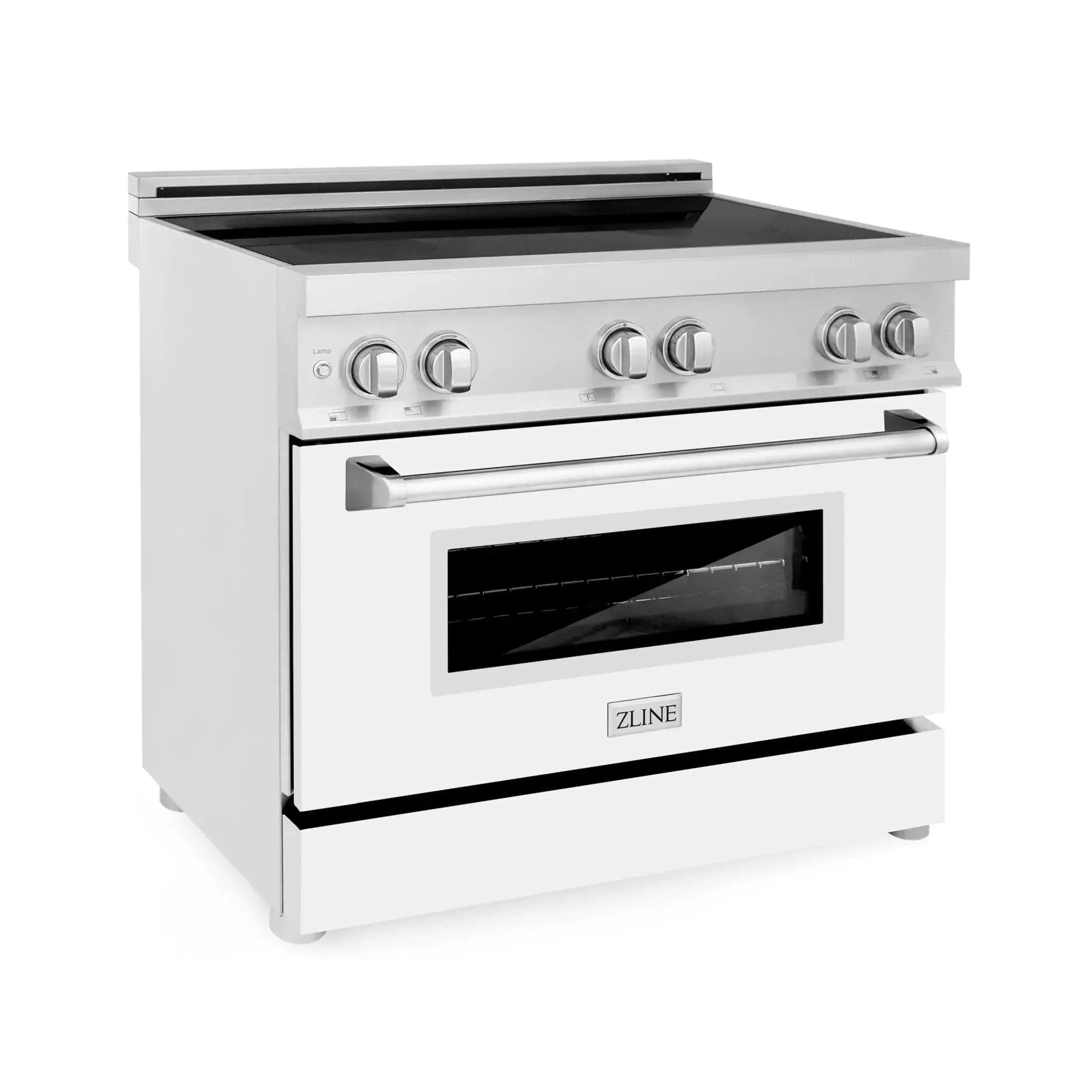 ZLINE 36" Induction Range in DuraSnow Stainless Steel RAIND-WM-36 by Farmhouse Kitchen and Bath