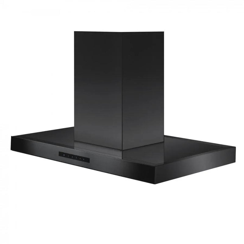 ZLINE 36" Island Mount Range Hood in Black Stainless Steel, BSKE2iN-36 by Farmhouse Kitchen and Bath