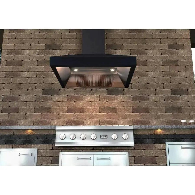 ZLINE 36" Oil-Rubbed Bronze Wall Range Hood, 8667B-36 by Farmhouse Kitchen and Bath