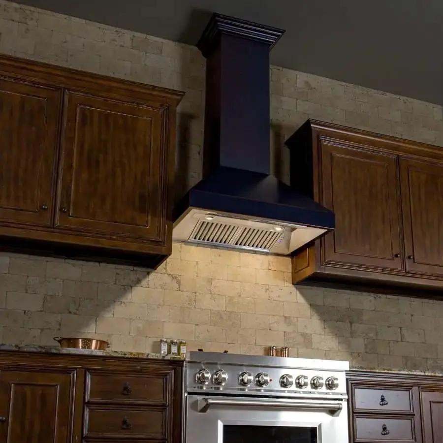 ZLINE 36" Oil-Rubbed Bronze Wall Range Hood, 8667B-36 by Farmhouse Kitchen and Bath
