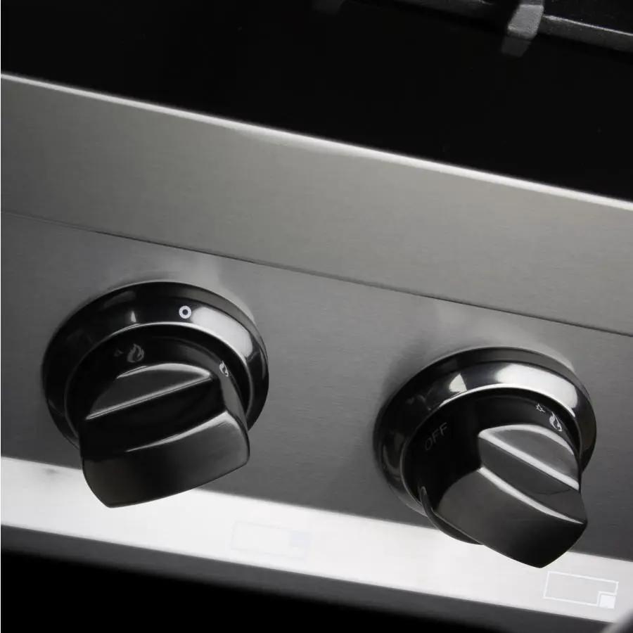 ZLINE 36" Porcelain Rangetop in Black Stainless with 6 Gas Burners, RTB-36 by Farmhouse Kitchen and Bath