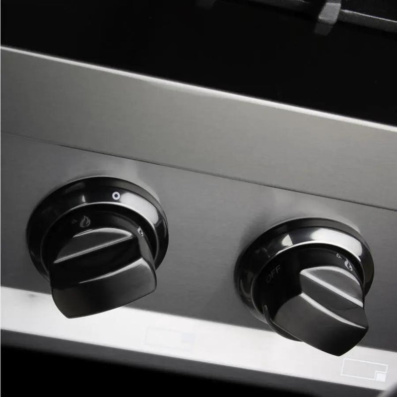 ZLINE 36" Porcelain Rangetop in Black Stainless with 6 Gas Burners, RTB-36 by Farmhouse Kitchen and Bath