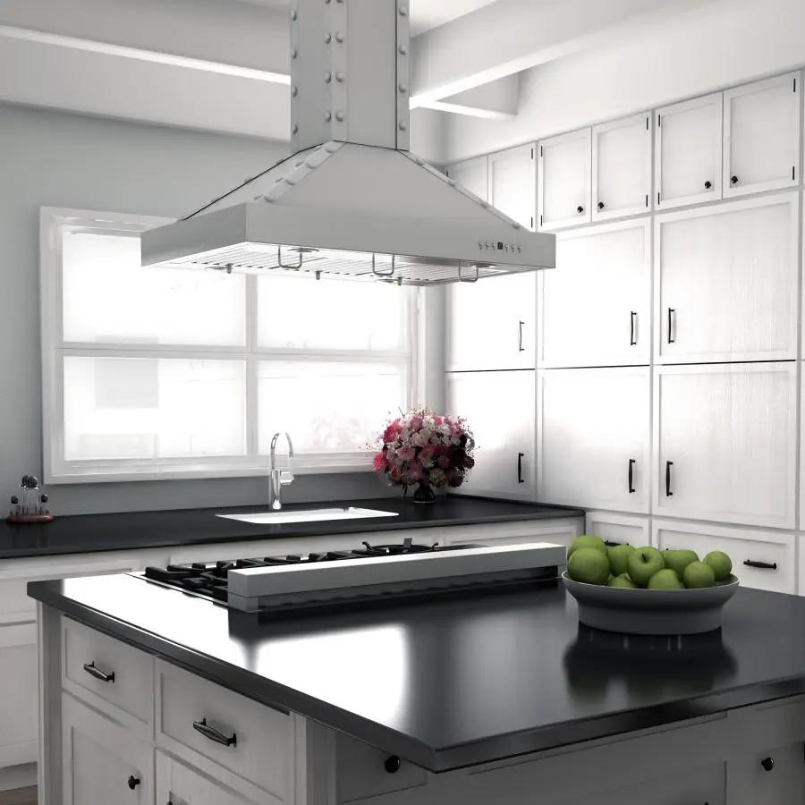 ZLINE 36" Porcelain Rangetop in Snow Stainless, RTS-36 by Farmhouse Kitchen and Bath