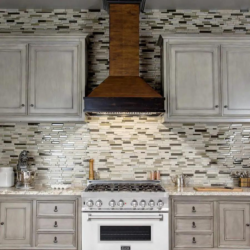 ZLINE 36" Professional Dual Fuel Range, White Matte Door, RA-WM-36 by Farmhouse Kitchen and Bath