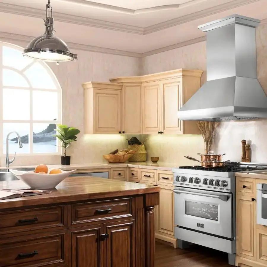 ZLINE 36" Professional Series Stainless Steel Wall Range Hood, 687-36 by Farmhouse Kitchen and Bath