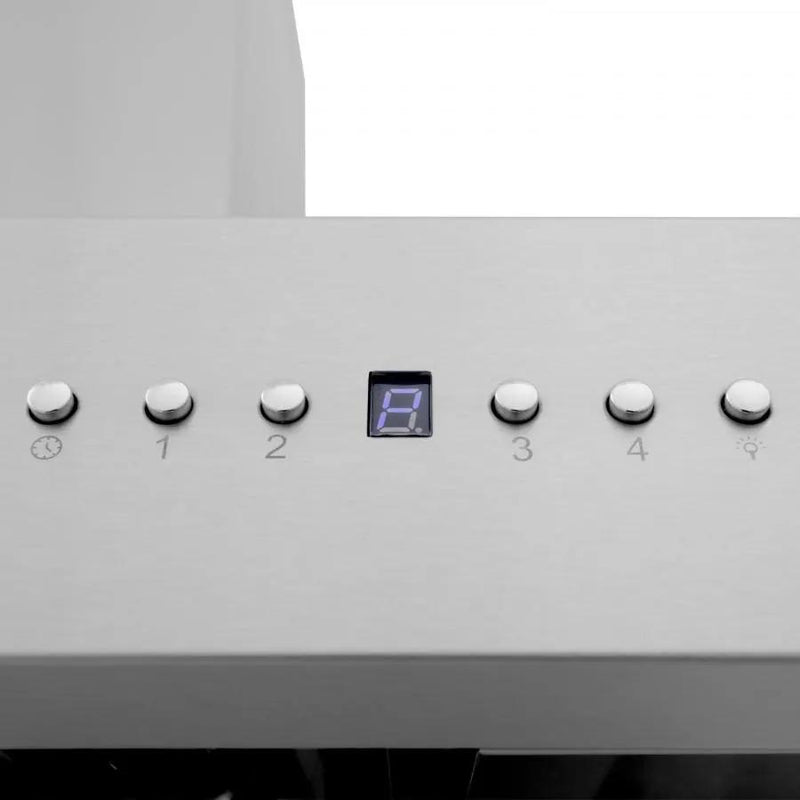 ZLINE 36" Professional Wall Range Hood, Built-in CrownSound® Bluetooth Speakers, 667CRN-BT-36 by Farmhouse Kitchen and Bath