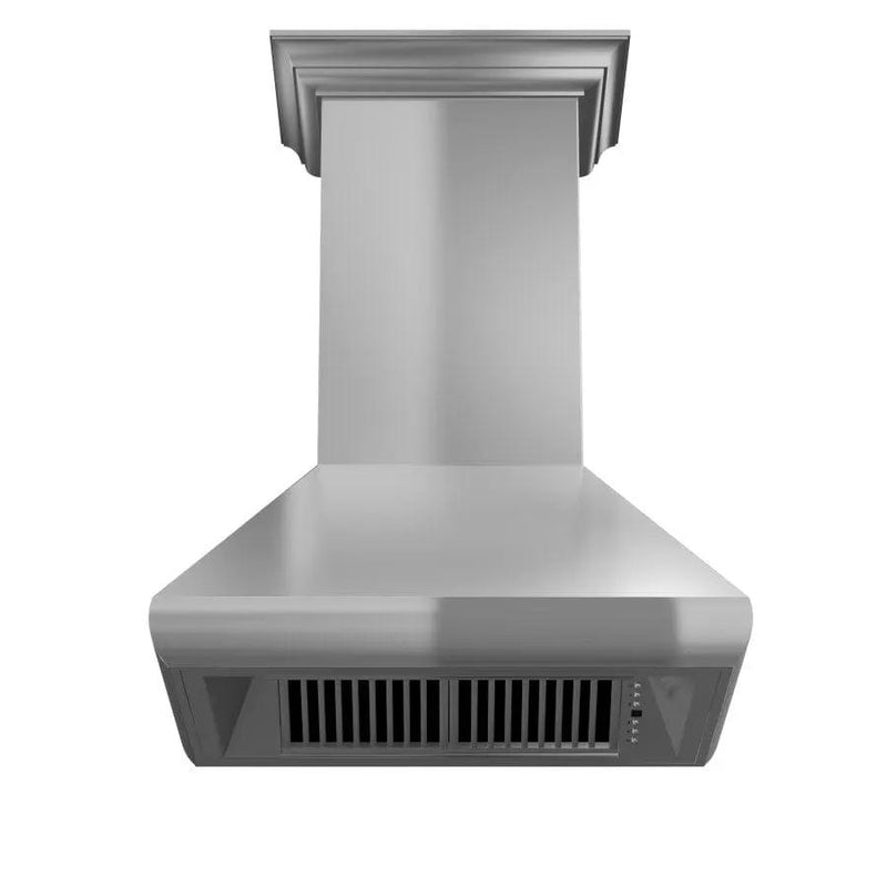 ZLINE 36" Professional Wall Range Hood, Stainless Steel, 587CRN-36 by Farmhouse Kitchen and Bath
