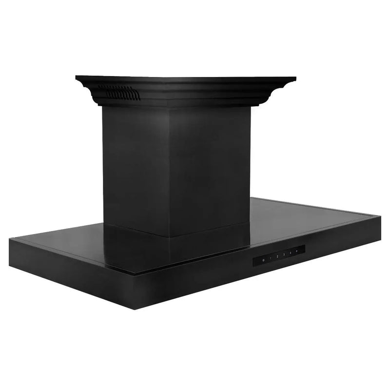 ZLINE 36" Range Hood, Black Stainless Steel, Speakers, BSKENCRN-BT-36 by Farmhouse Kitchen and Bath