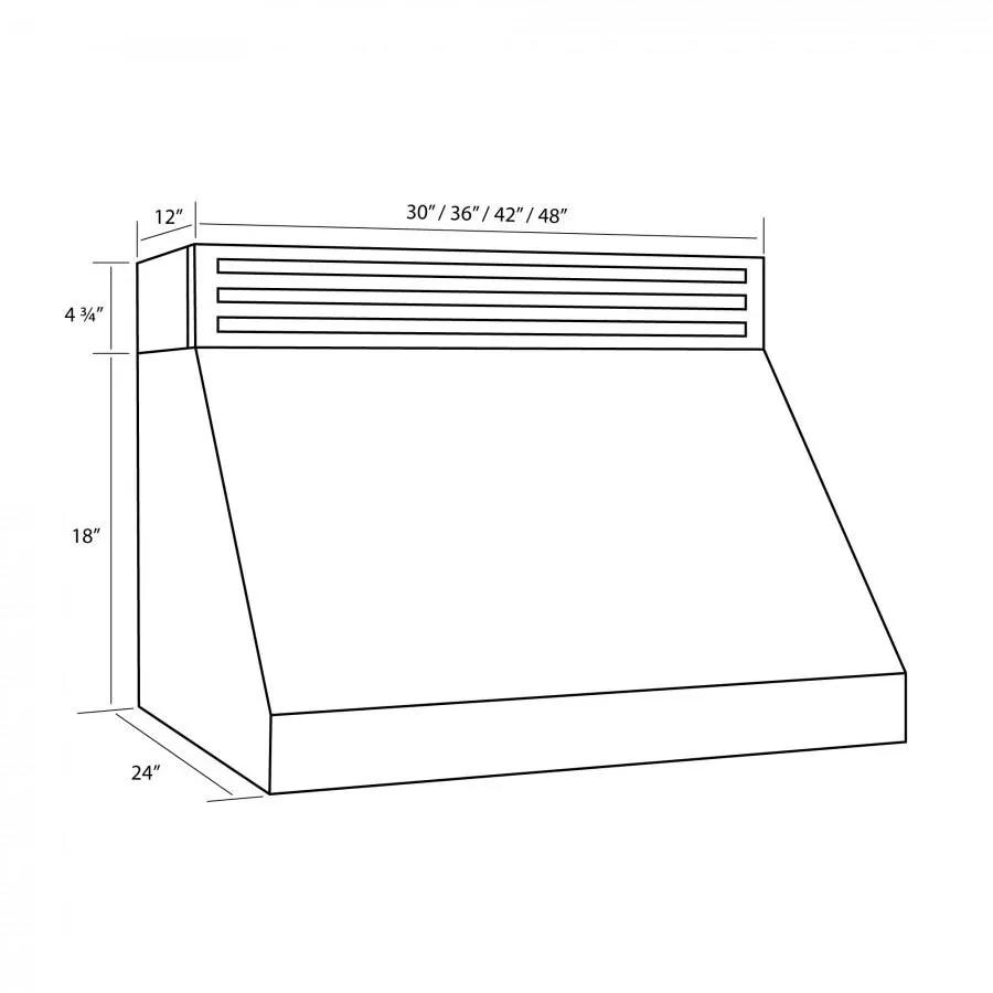 ZLINE 36" Recirculating Under Cabinet Stainless Range Hood, RK523-36 by Farmhouse Kitchen and Bath
