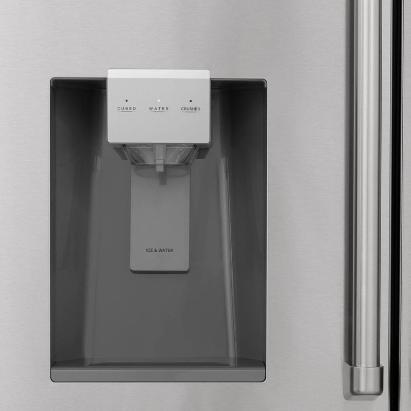 ZLINE 36" Refrigerator, Water, Ice Dispenser, Fingerprint Resistant, RFM-W-36 by Farmhouse Kitchen and Bath