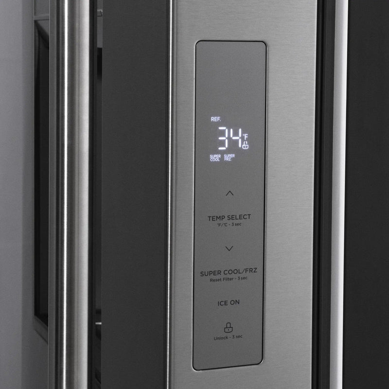 ZLINE 36" Refrigerator, Water, Ice Dispenser, Fingerprint Resistant, RSM-W-36 by Farmhouse Kitchen and Bath