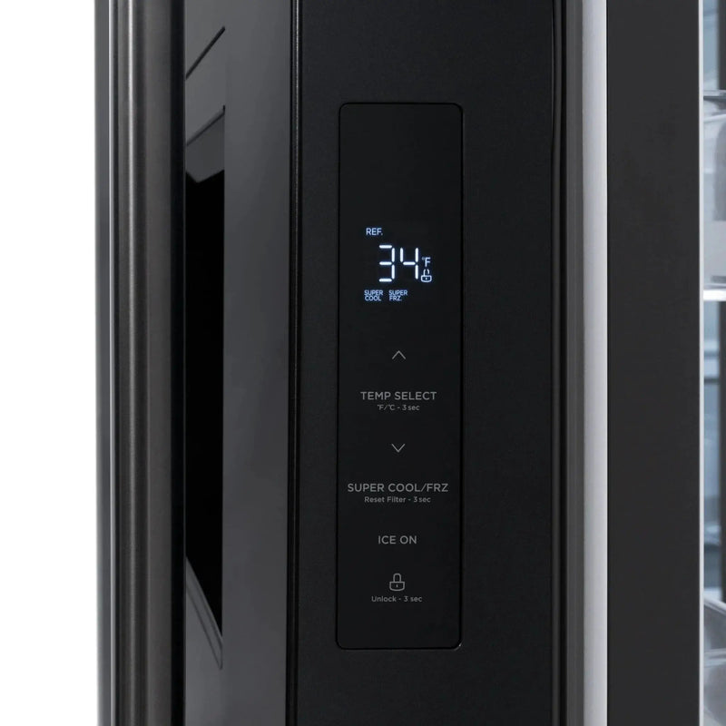 ZLINE 36" Refrigerator, Water, Ice Dispenser, Fingerprint Resistant, RSM-W-36-BS by Farmhouse Kitchen and Bath
