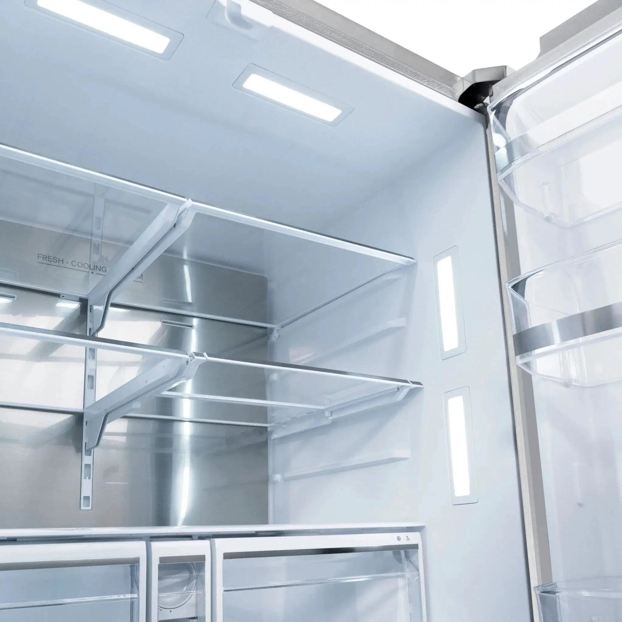 ZLINE 36" Refrigerator, Water, Ice Dispenser, Fingerprint Resistant, RSMZ-W-36-G by Farmhouse Kitchen and Bath