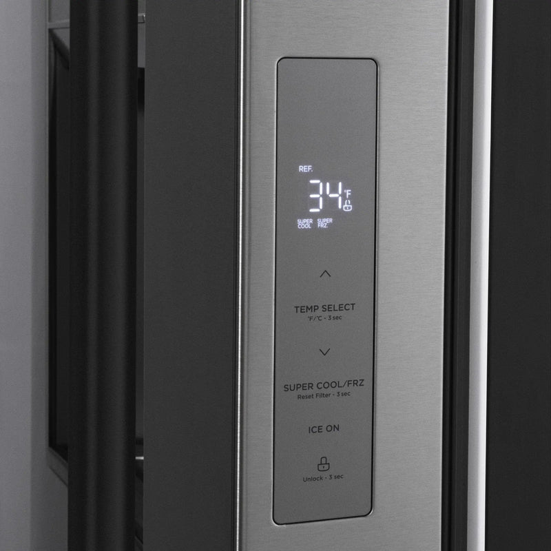 ZLINE 36" Refrigerator, Water, Ice Dispenser, Fingerprint Resistant, RSMZ-W-36-MB by Farmhouse Kitchen and Bath