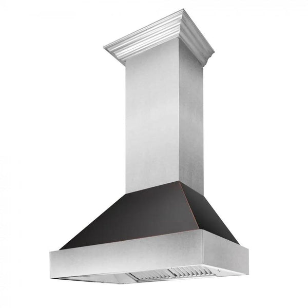 ZLINE 36" Snow Finish Wall Range Hood, Oil Rubbed Shell, 8654ORB-36, photo 2 of 8