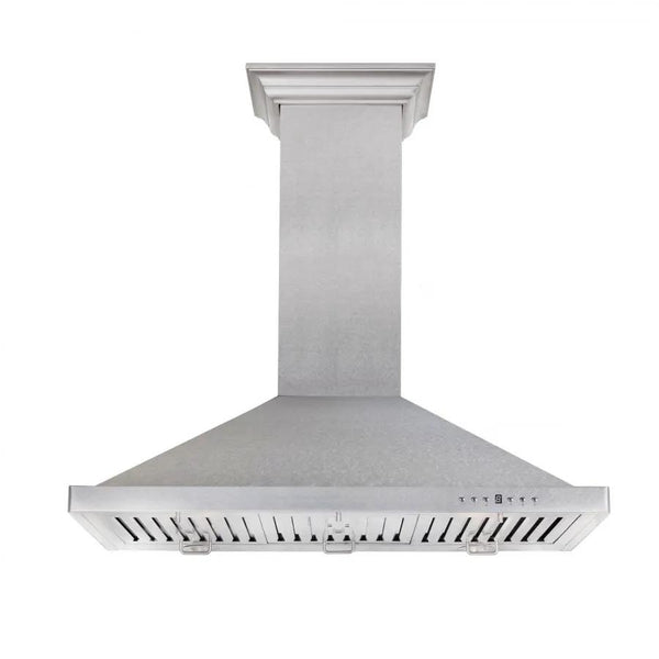 ZLINE 36" Snow Finished Stainless Steel Wall Mount Range Hood, 8KBS-36, photo 2 of 8