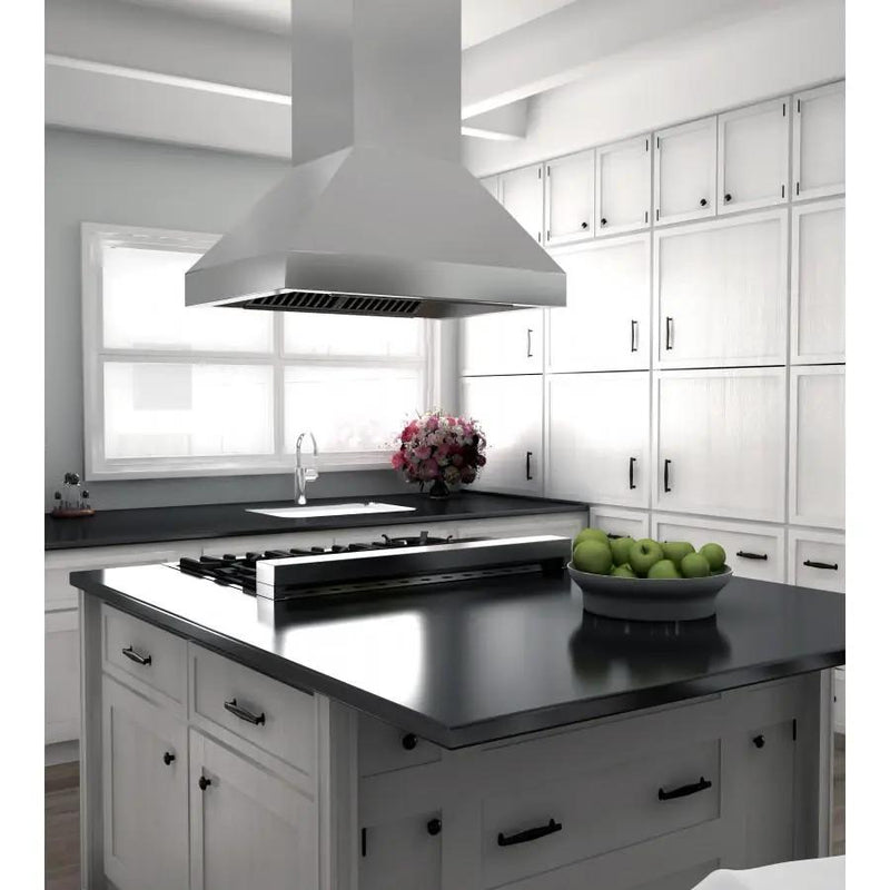 ZLINE 36" Stainless Steel Island Range Hood, 597i-36 by Farmhouse Kitchen and Bath