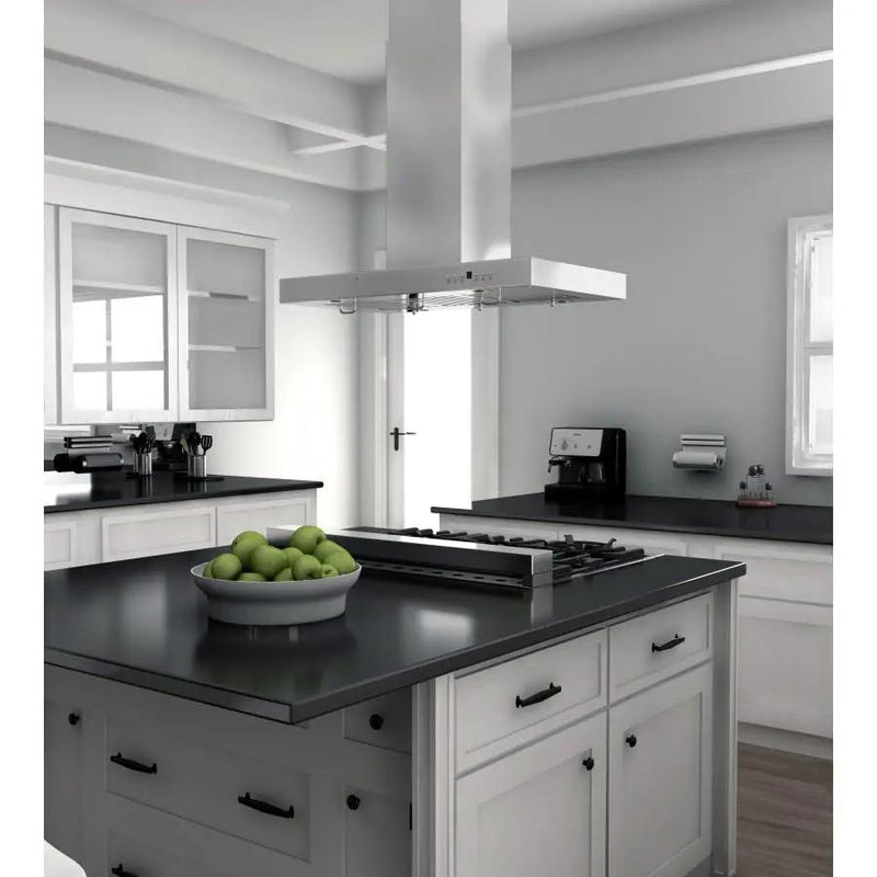 ZLINE 36" Stainless Steel Island Range Hood, KE2i-36 by Farmhouse Kitchen and Bath