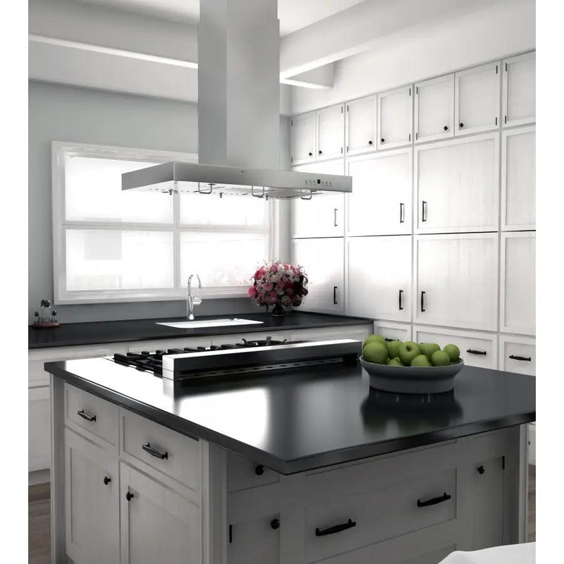 ZLINE 36" Stainless Steel Island Range Hood, KE2i-36 by Farmhouse Kitchen and Bath