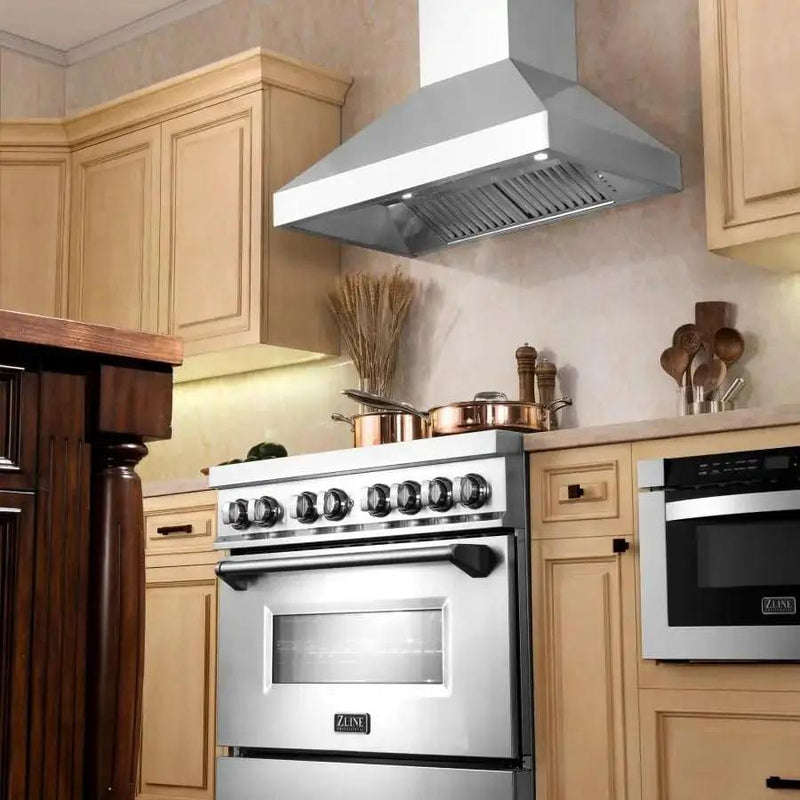 ZLINE 36" Stainless Steel Wall Range Hood 597-36 by Farmhouse Kitchen and Bath
