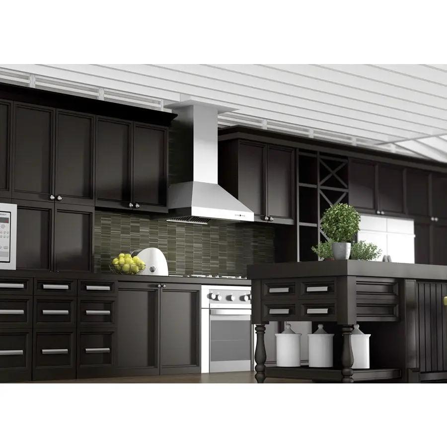 ZLINE 36" Stainless Steel Wall Range Hood, 697-36 by Farmhouse Kitchen and Bath