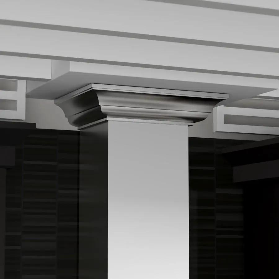 ZLINE 36" Stainless Steel Wall Range Hood, Crown Molding, KBCRN-36 by Farmhouse Kitchen and Bath