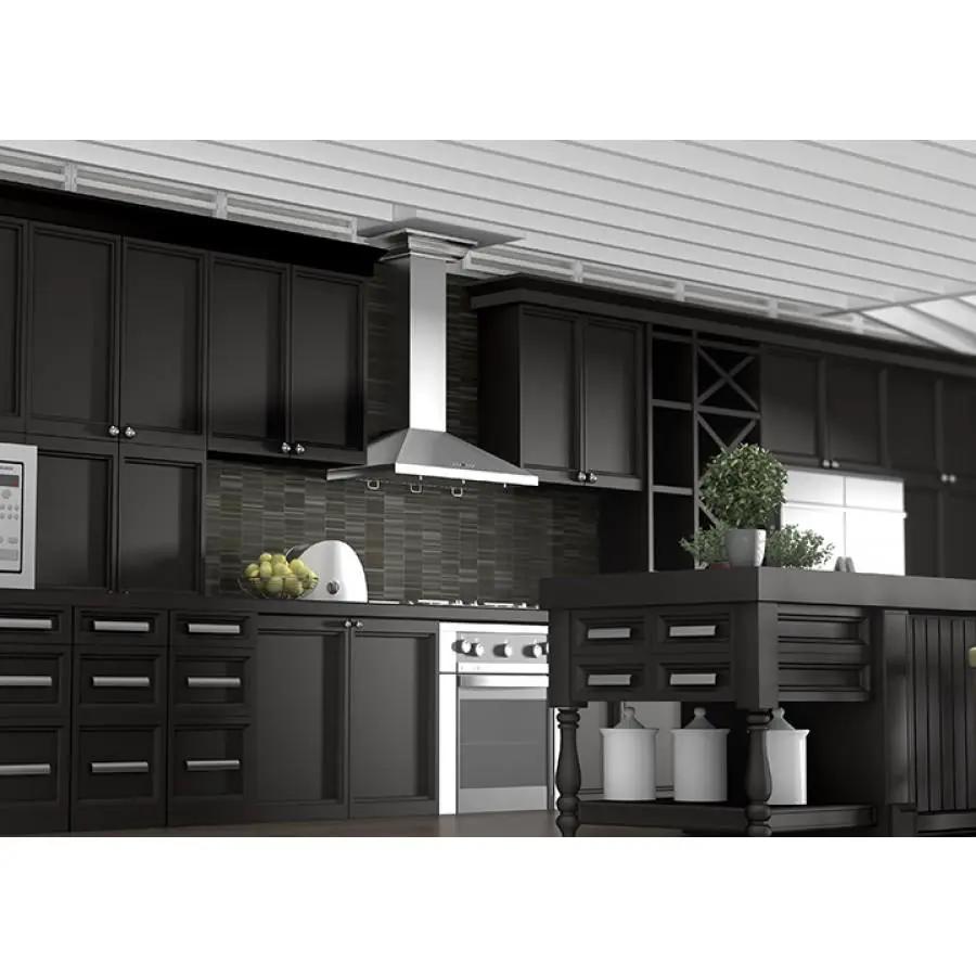 ZLINE 36" Stainless Steel Wall Range Hood, Crown Molding, KL2CRN-36 by Farmhouse Kitchen and Bath