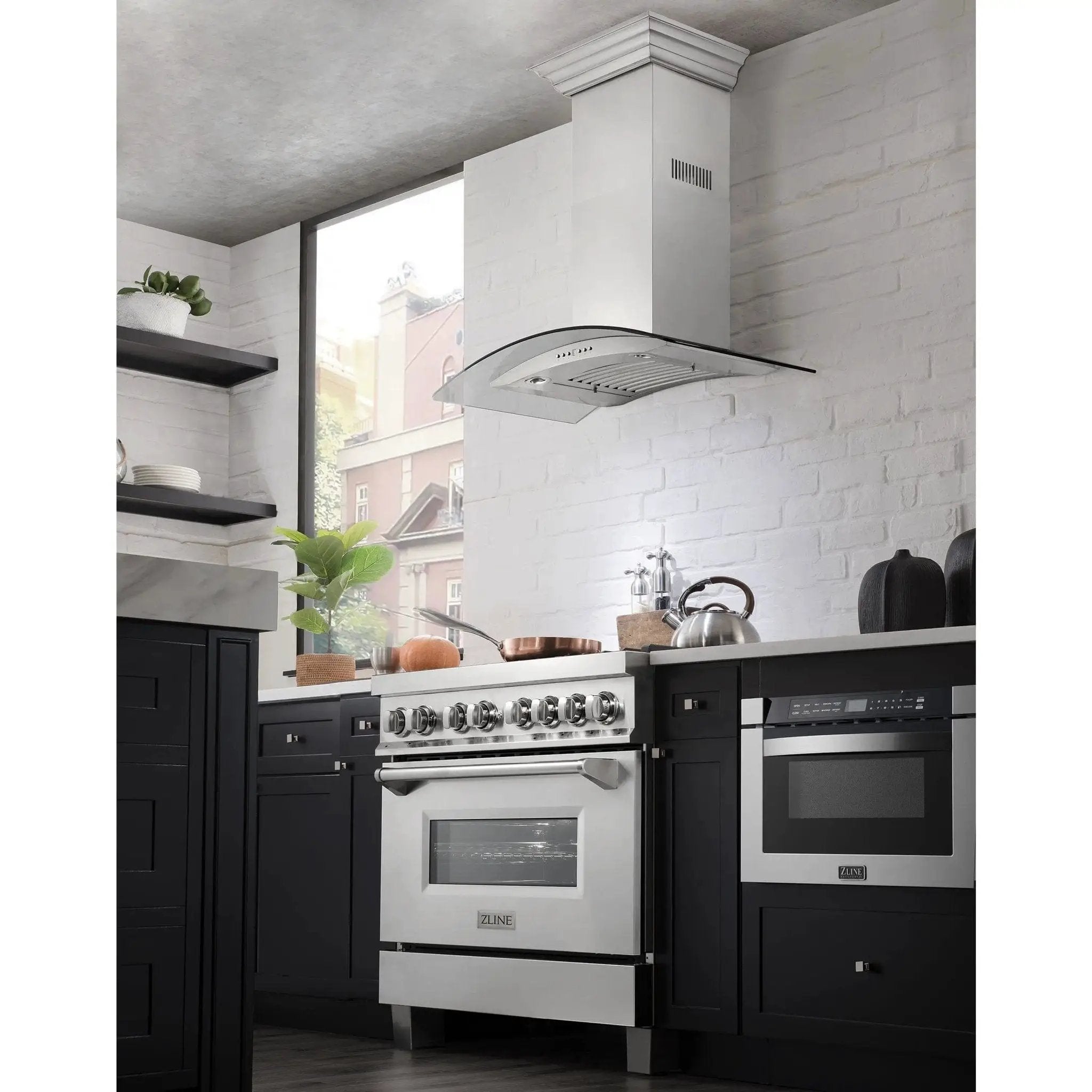 ZLINE 36" Stainless Steel Wall Range Hood KN4-36 by Farmhouse Kitchen and Bath