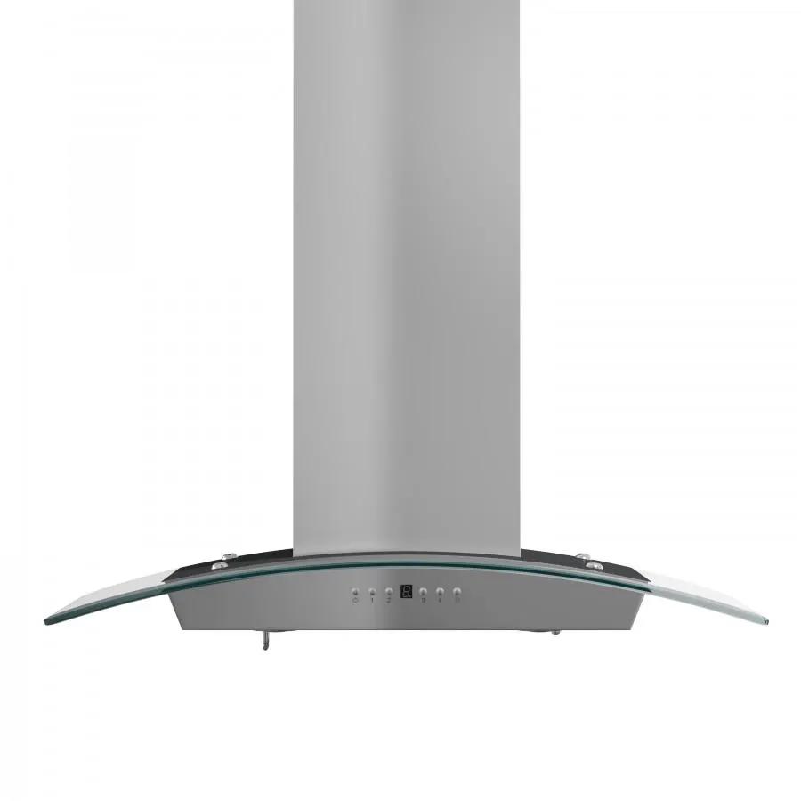 ZLINE 36" Stainless Steel Wall Range Hood with Crown Molding, KZCRN-36 by Farmhouse Kitchen and Bath