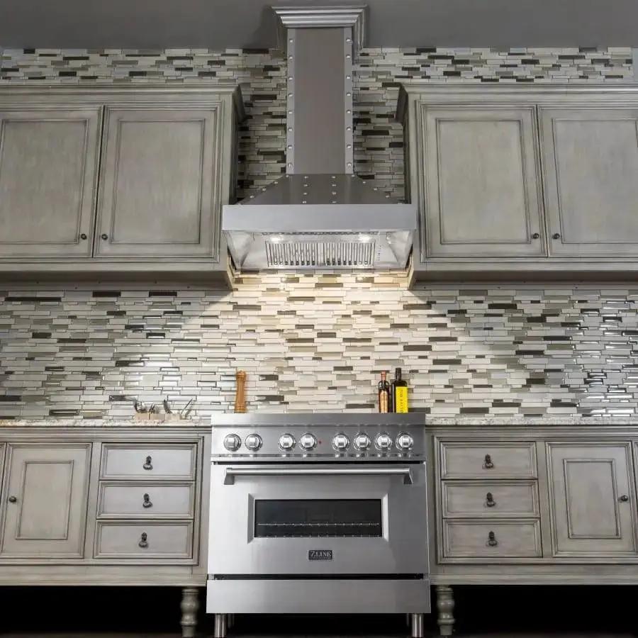 ZLINE 36" Stainless Wall Range Hood, 655-4SSSS-36 by Farmhouse Kitchen and Bath