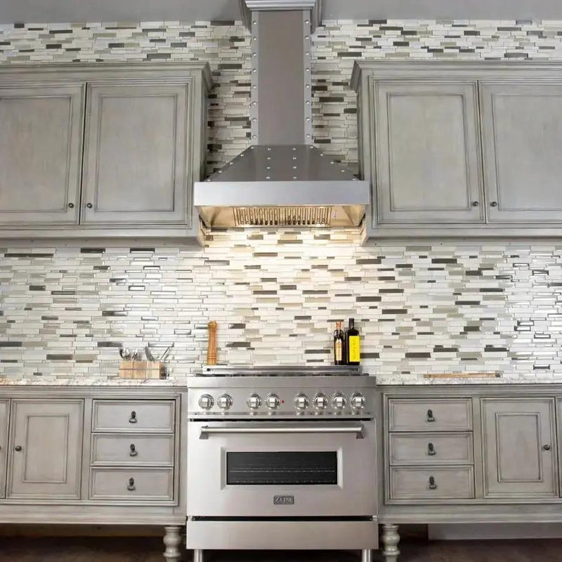 ZLINE 36" Stainless Wall Range Hood, 655-4SSSS-36 by Farmhouse Kitchen and Bath