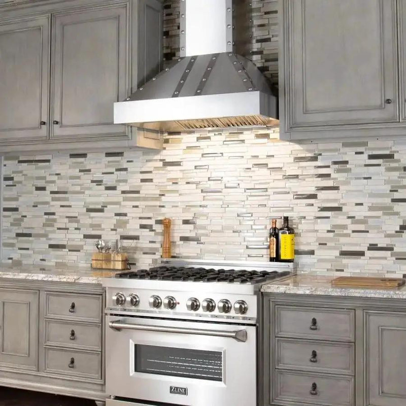 ZLINE 36" Stainless Wall Range Hood, 655-4SSSS-36 by Farmhouse Kitchen and Bath