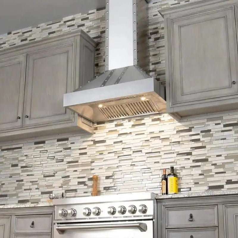 ZLINE 36" Stainless Wall Range Hood, 655-4SSSS-36 by Farmhouse Kitchen and Bath