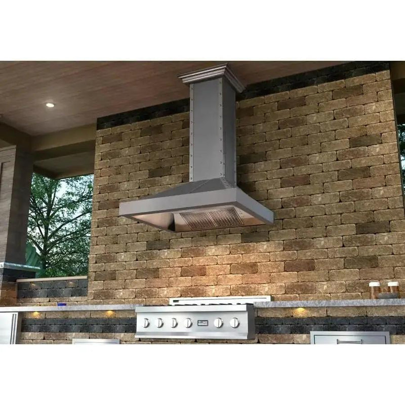 ZLINE 36" Stainless Wall Range Hood, 655-4SSSS-36 by Farmhouse Kitchen and Bath