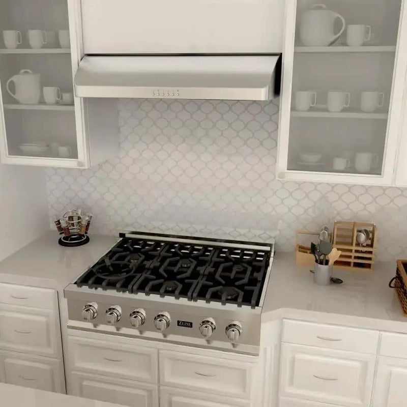 ZLINE 36" Under Cabinet Stainless Steel Range Hood 625-36 by Farmhouse Kitchen and Bath