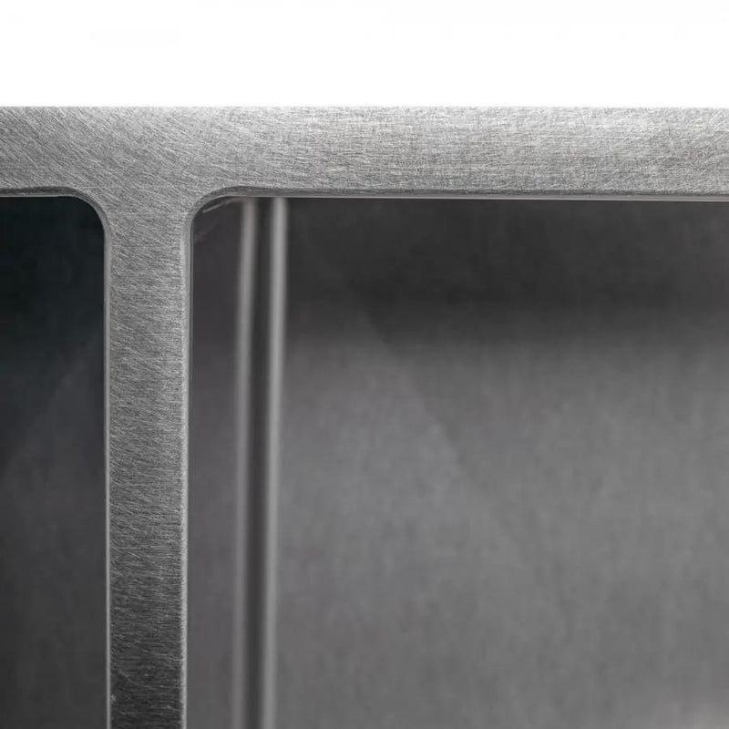 ZLINE 36" Undermount Double Bowl Sink Stainless Steel, SR50D-36S by Farmhouse Kitchen and Bath
