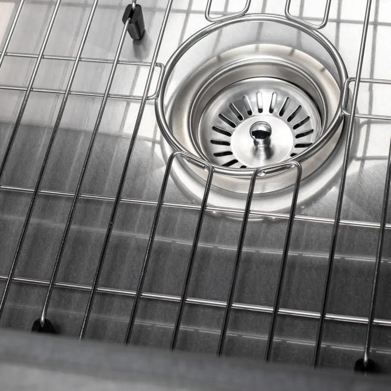 ZLINE 36" Undermount Single Bowl Sink DuraSnow Stainless Steel, SRS-36S by Farmhouse Kitchen and Bath